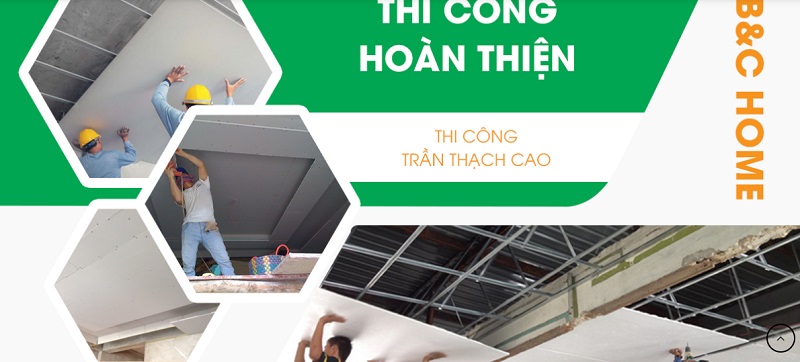 Công đoạn thi công hoàn thiện